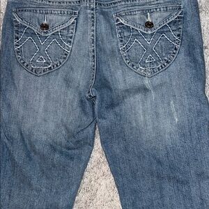 Vigoss denim Capri Jeans western, cowgirl, beach, capri, feminine sz31